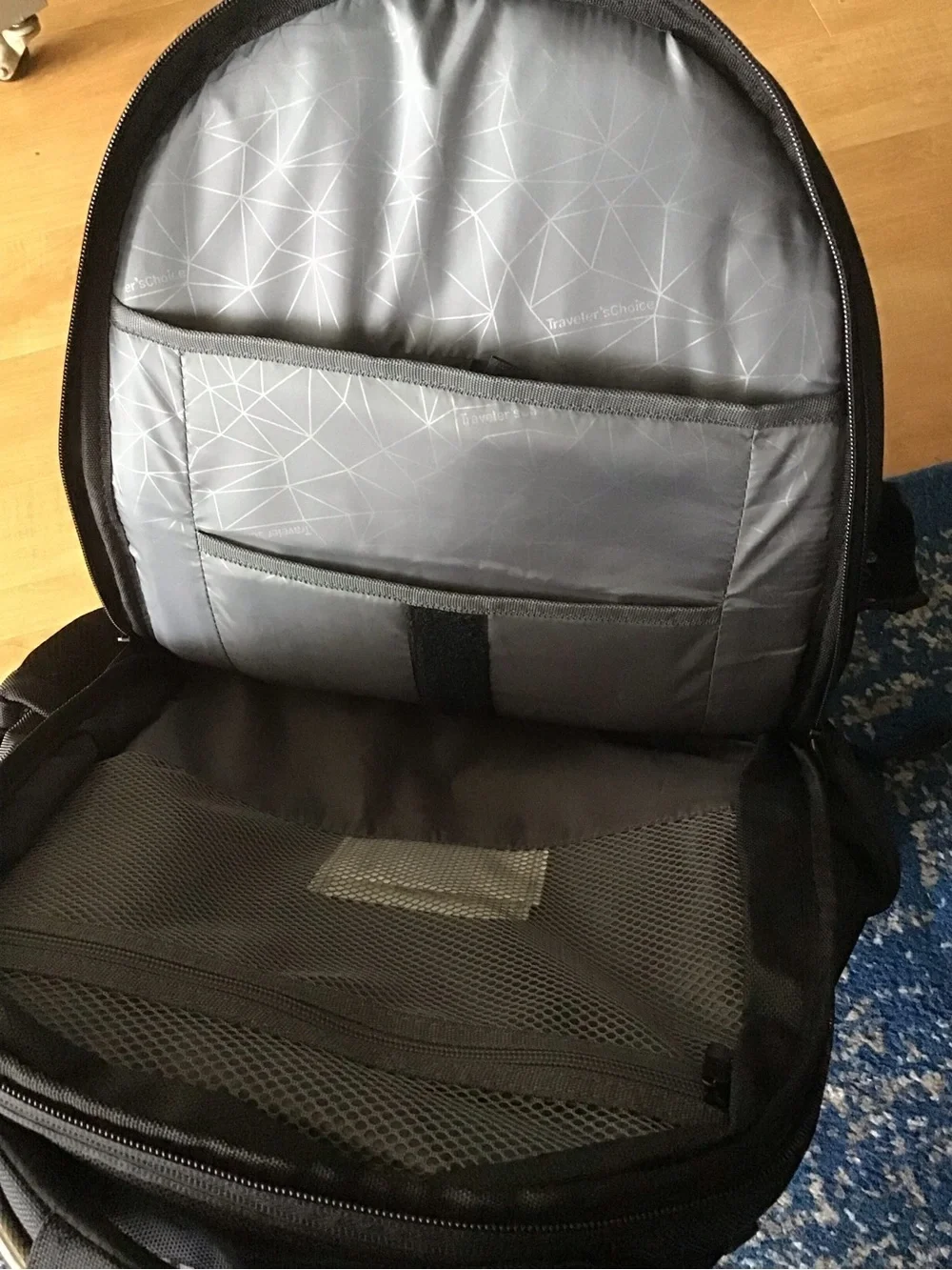 Black Men's Travel Backpack